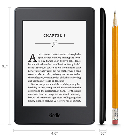 Kindle Paperwhite size